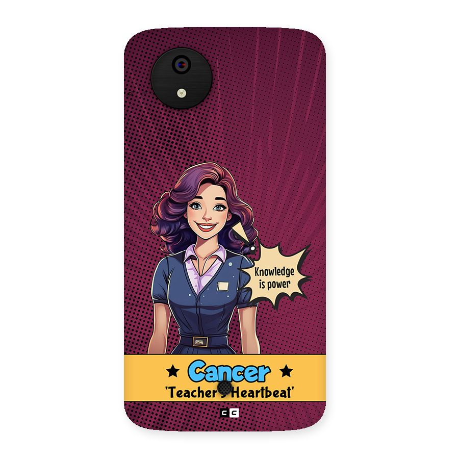 Cancer Heartbeat Back Case for Canvas A1  AQ4501