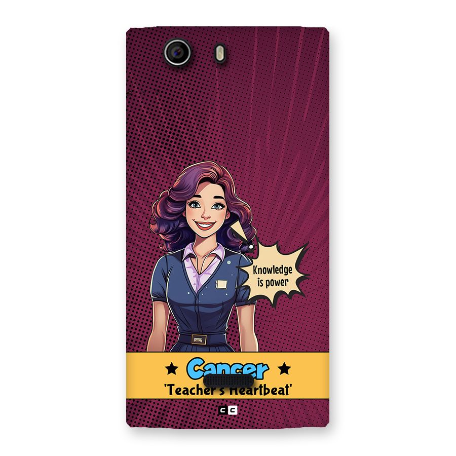 Cancer Heartbeat Back Case for Canvas Nitro 2 E311