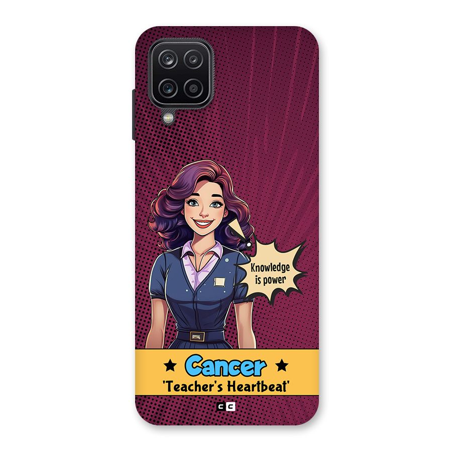 Cancer Heartbeat Back Case for Galaxy A12