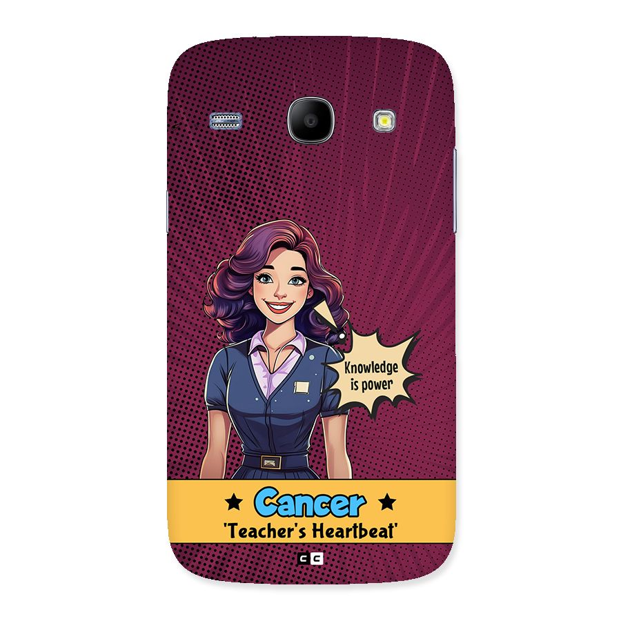 Cancer Heartbeat Back Case for Galaxy Core
