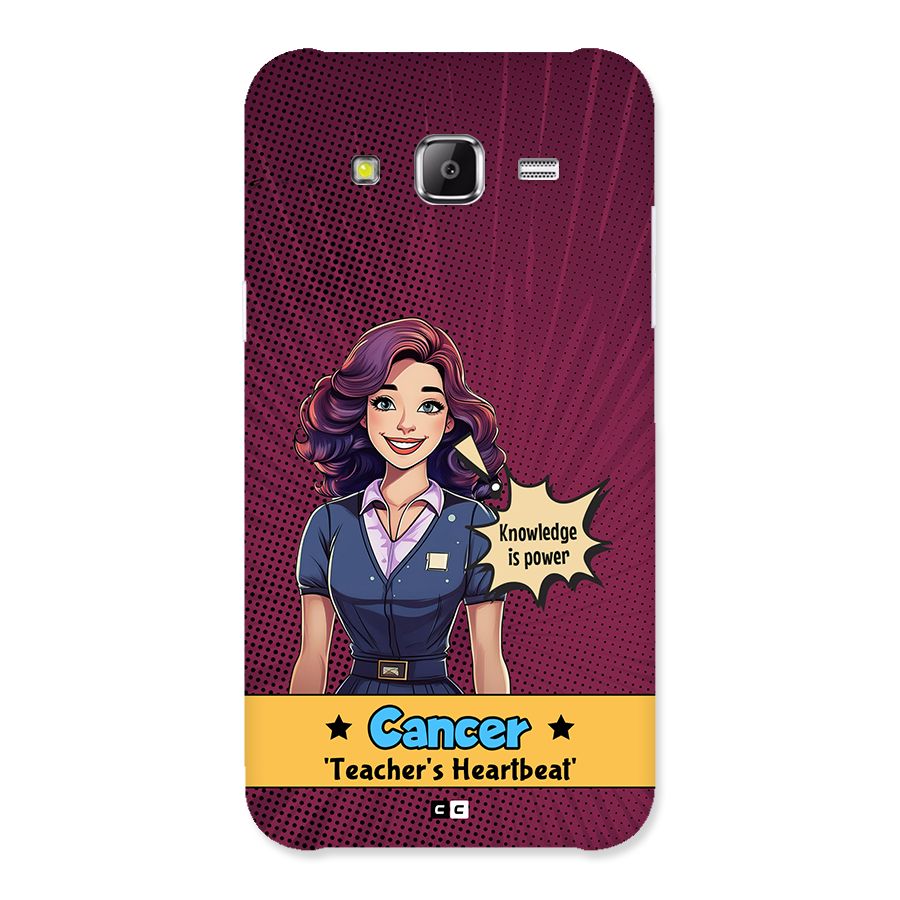 Cancer Heartbeat Back Case for Galaxy J2 Prime