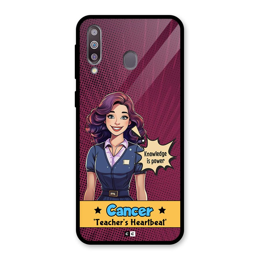 Cancer Heartbeat Back Case for Galaxy M30