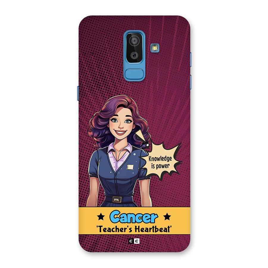 Cancer Heartbeat Back Case for Galaxy On8 (2018)