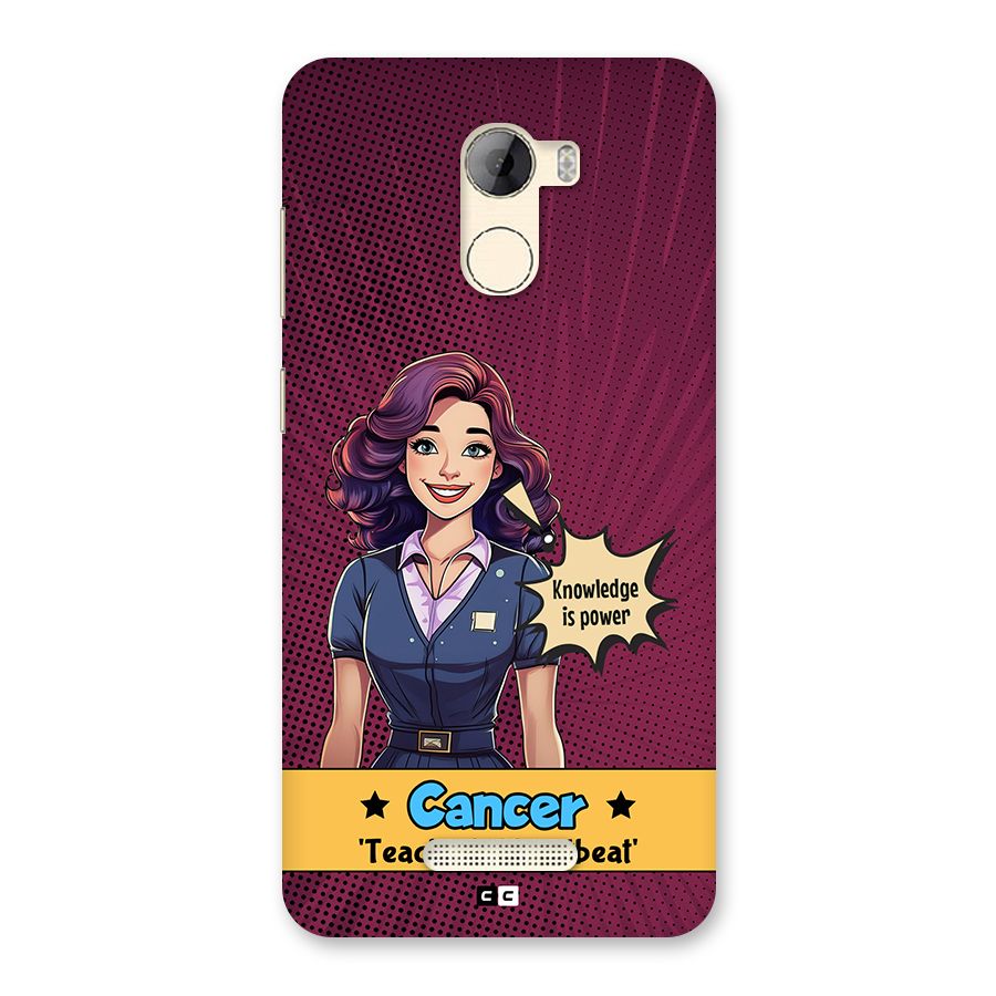 Cancer Heartbeat Back Case for Gionee A1 LIte