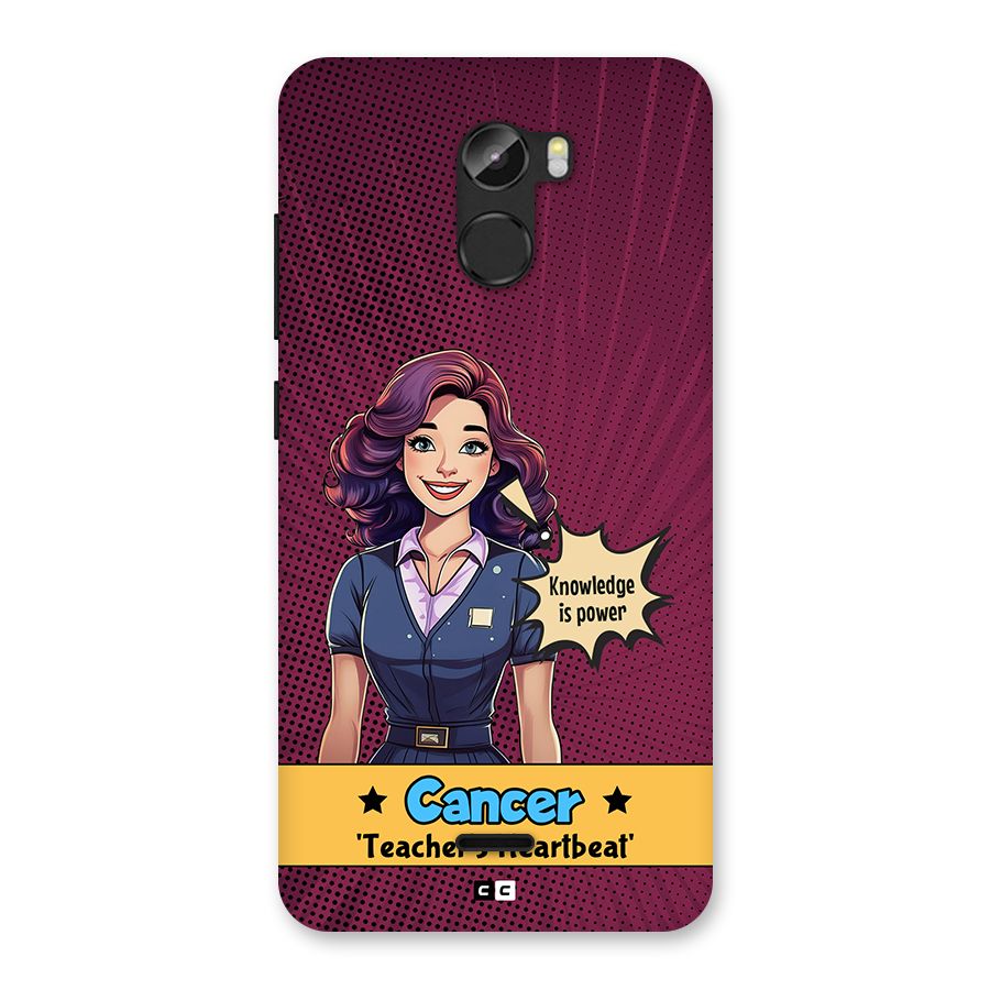 Cancer Heartbeat Back Case for Gionee X1