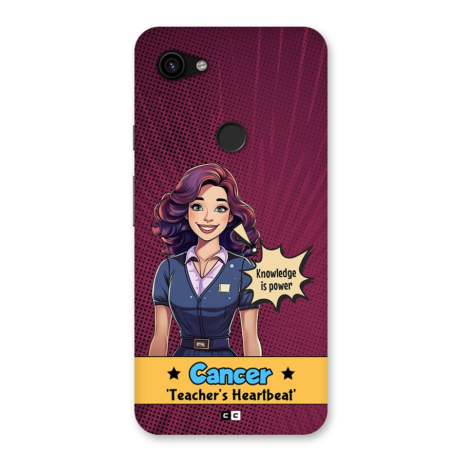 Cancer Heartbeat Back Case for Google Pixel 3a XL