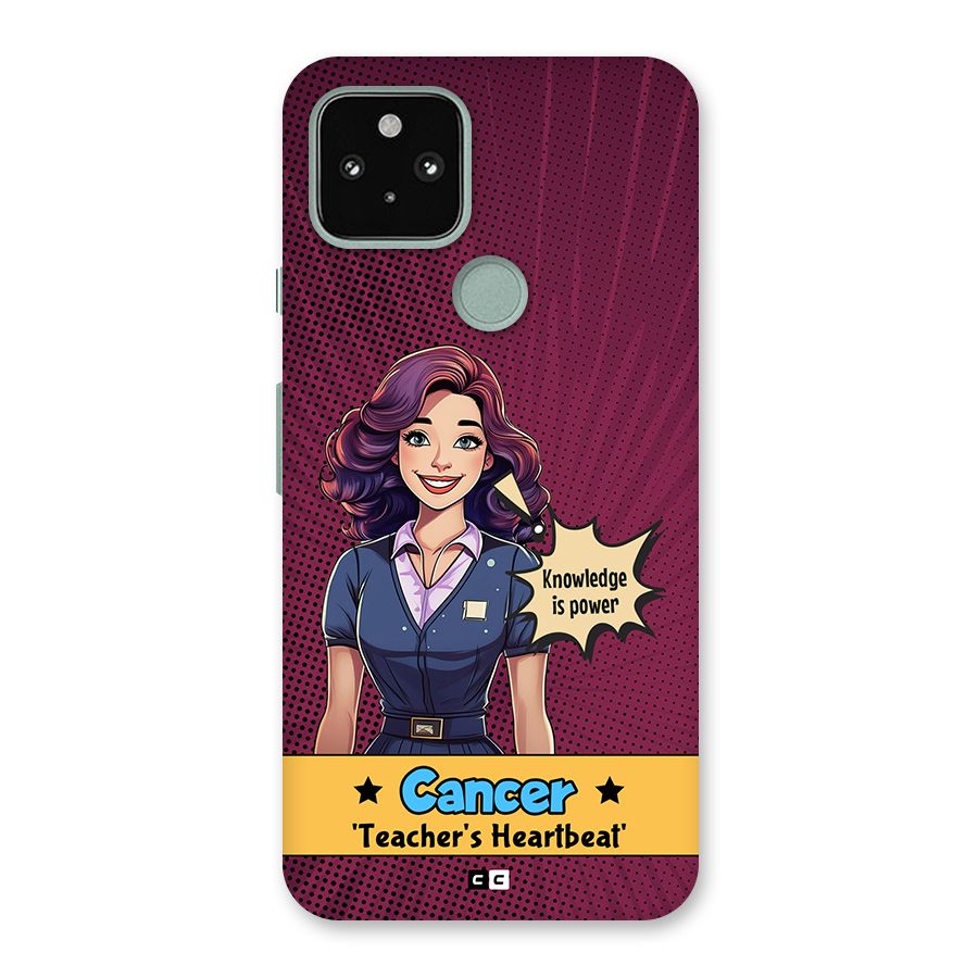 Cancer Heartbeat Back Case for Google Pixel 5