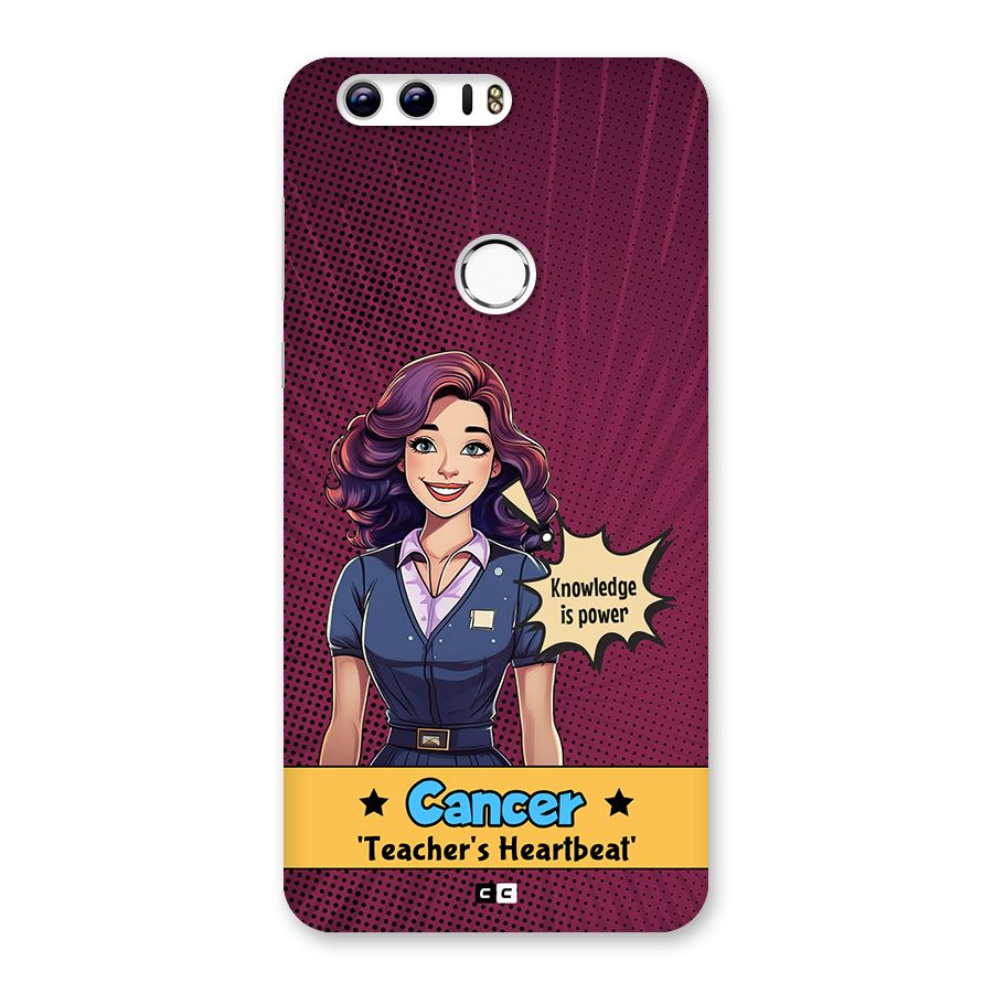 Cancer Heartbeat Back Case for Honor 8