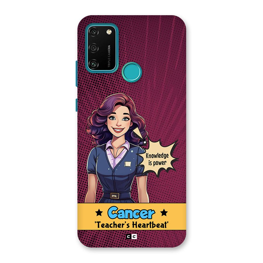 Cancer Heartbeat Back Case for Honor 9A