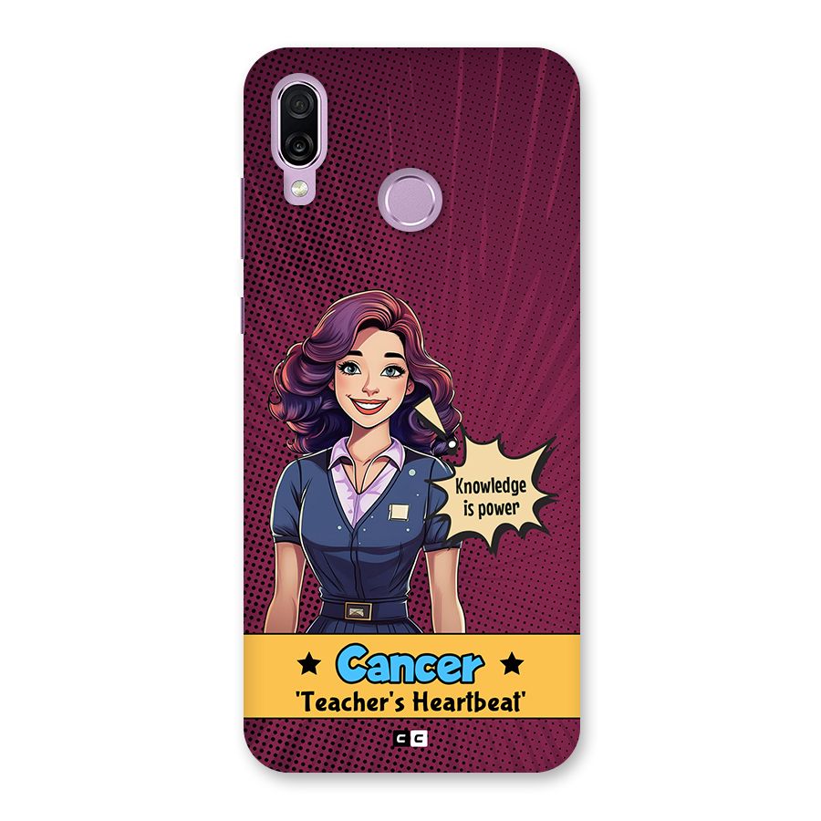 Cancer Heartbeat Back Case for Honor Play