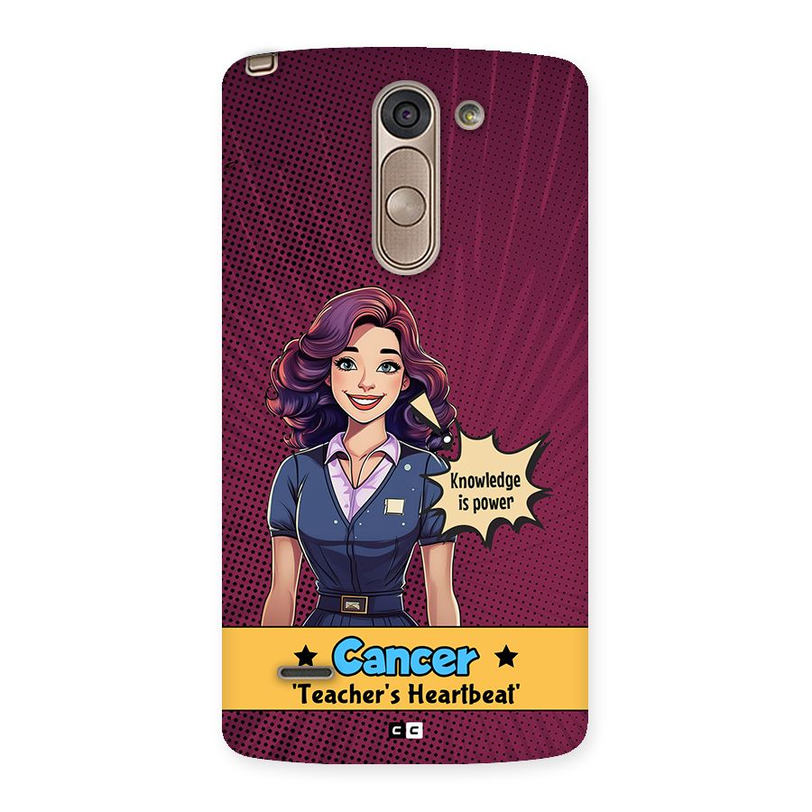 Cancer Heartbeat Back Case for LG G3 Stylus