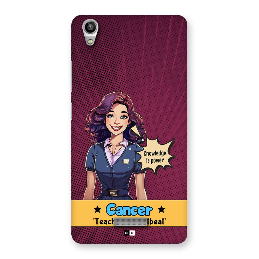 Cancer Heartbeat Back Case for Lava Pixel V1