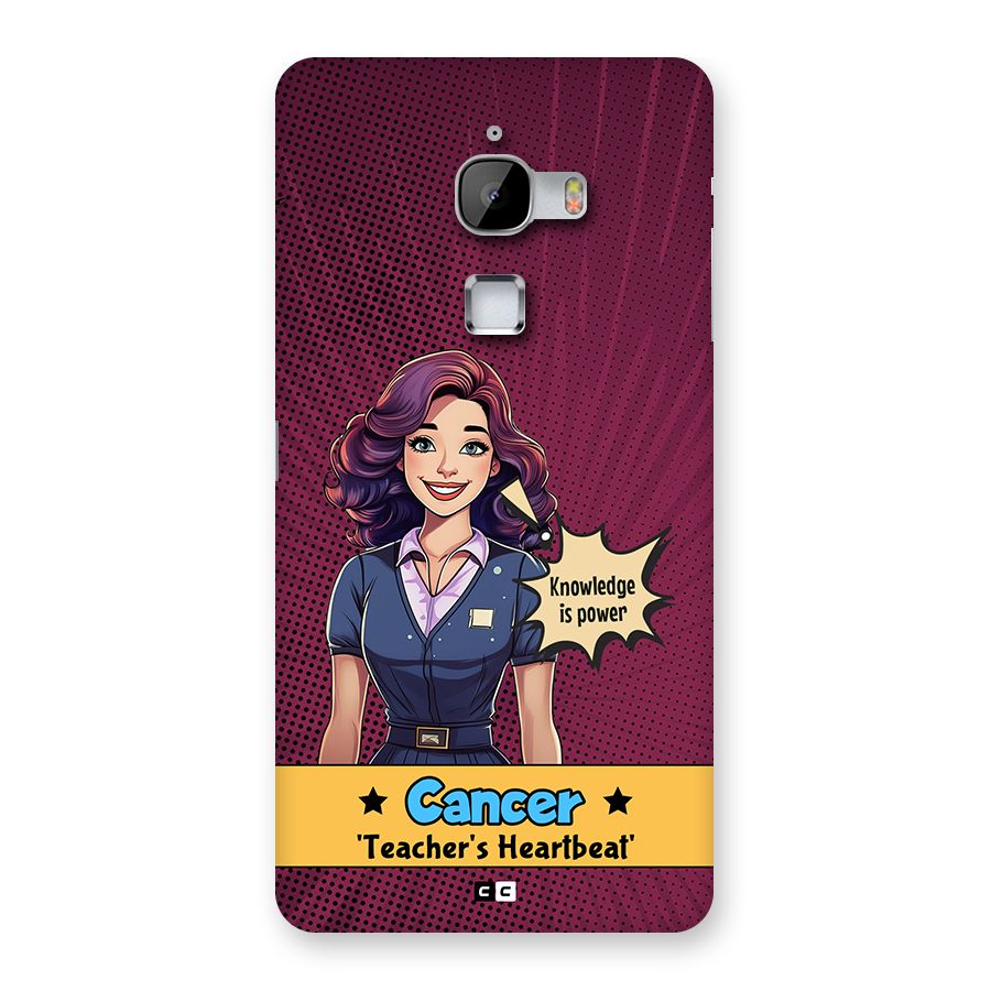 Cancer Heartbeat Back Case for LeTV Le Max