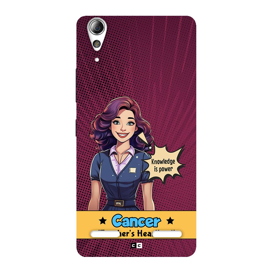 Cancer Heartbeat Back Case for Lenovo A6000 Plus