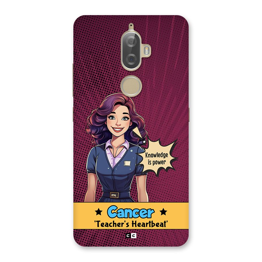 Cancer Heartbeat Back Case for Lenovo K8 Plus