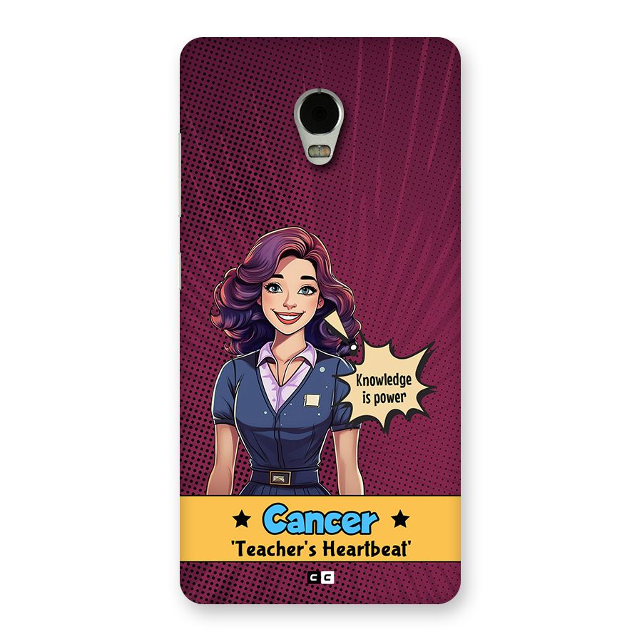 Cancer Heartbeat Back Case for Lenovo Vibe P1