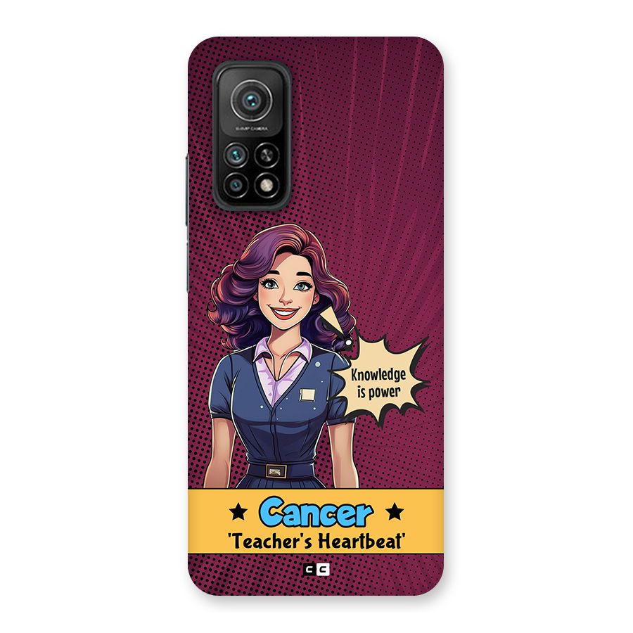 Cancer Heartbeat Back Case for Mi 10T 5G