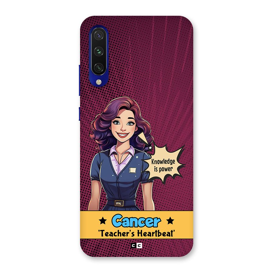 Cancer Heartbeat Back Case for Mi A3