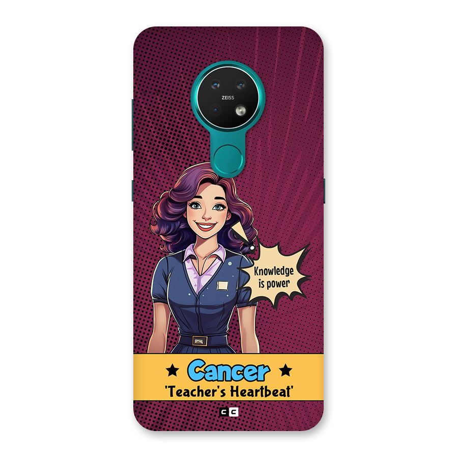 Cancer Heartbeat Back Case for Nokia 7.2