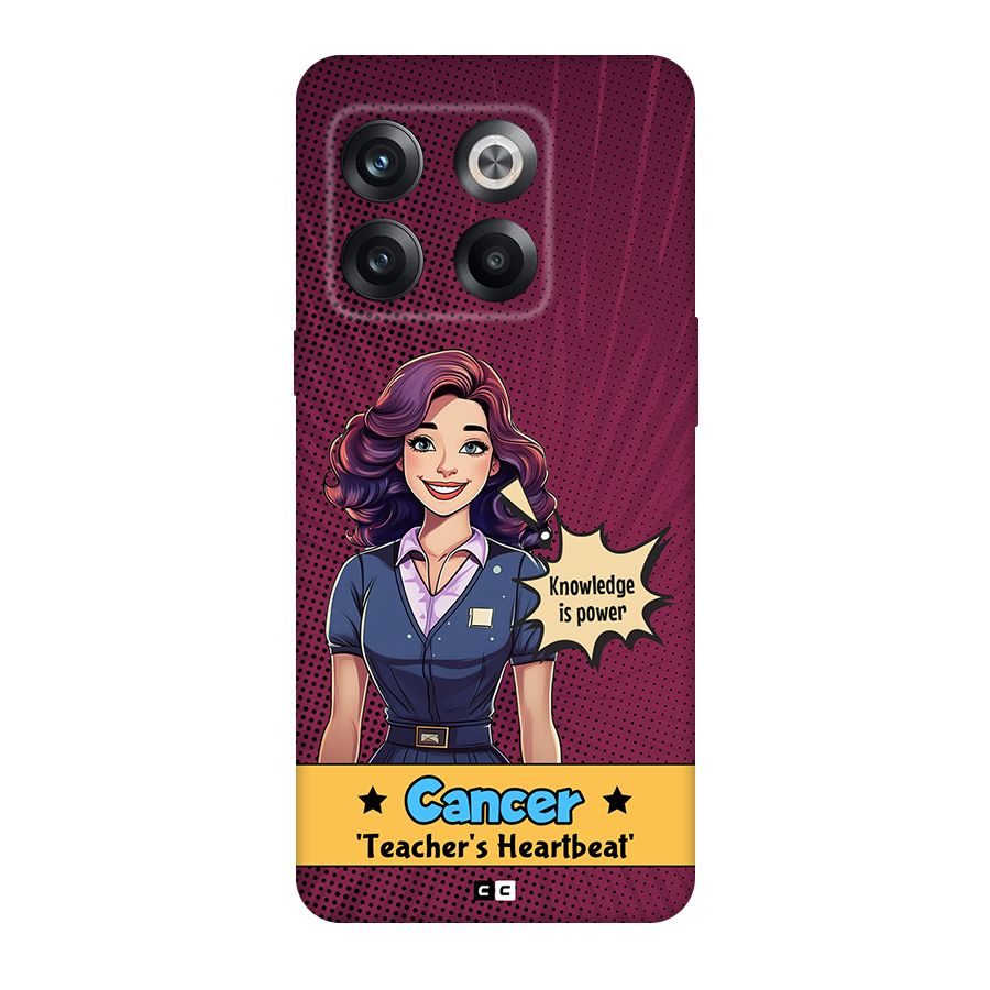 Cancer Heartbeat Back Case for OnePlus 10T