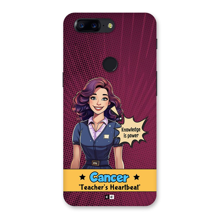Cancer Heartbeat Back Case for OnePlus 5T