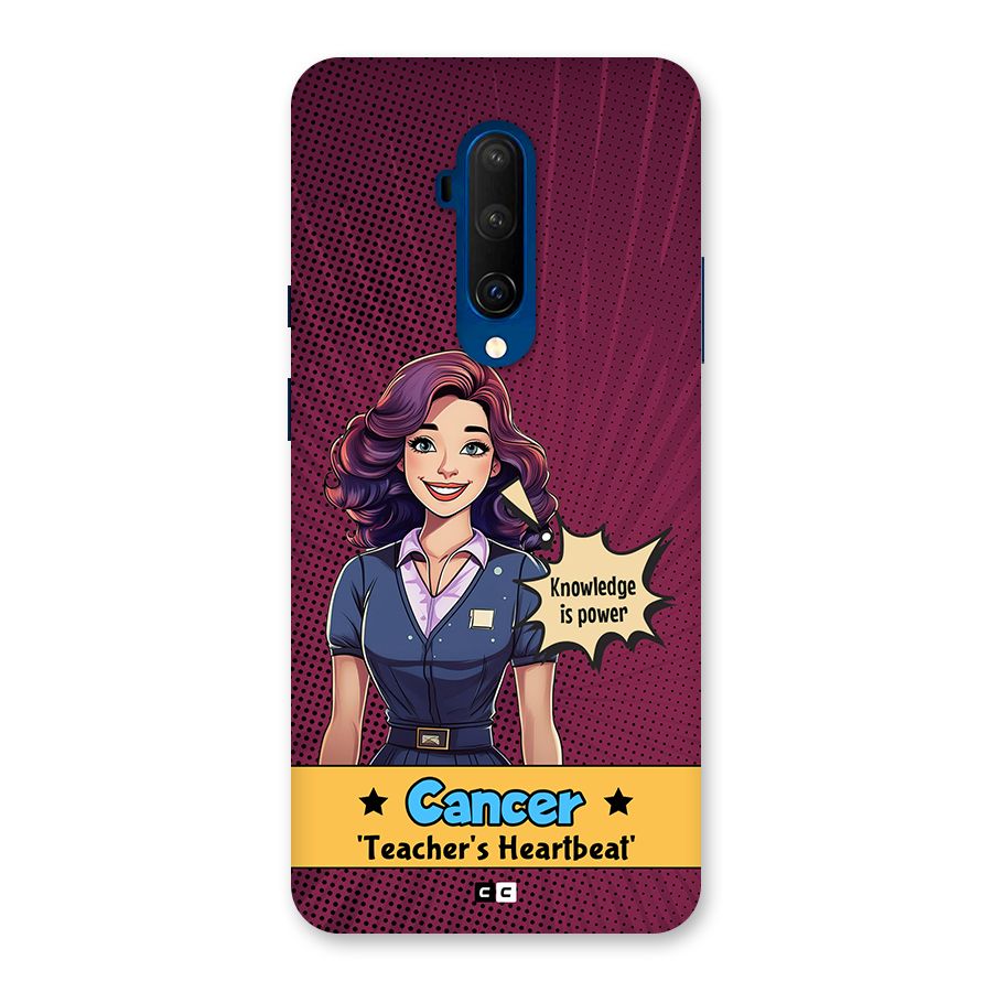 Cancer Heartbeat Back Case for OnePlus 7T Pro