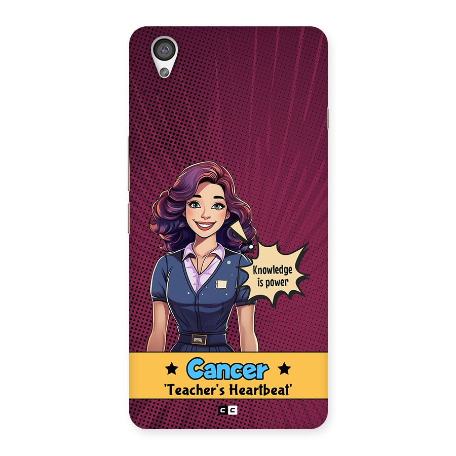 Cancer Heartbeat Back Case for OnePlus X