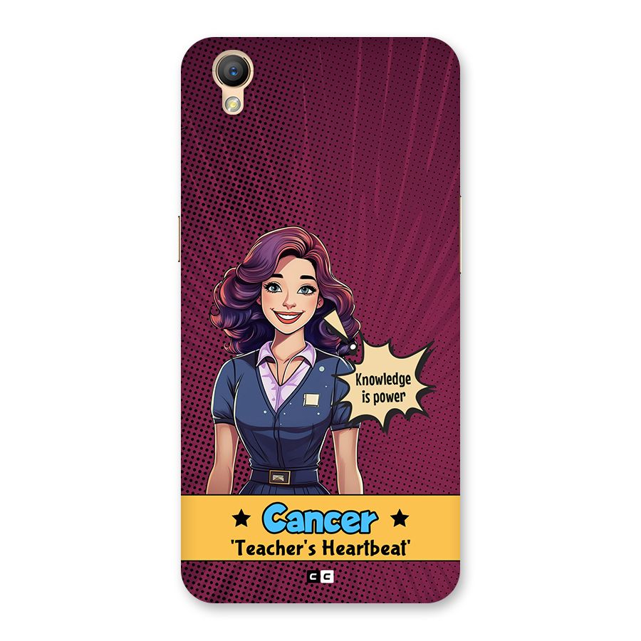 Cancer Heartbeat Back Case for Oppo A37