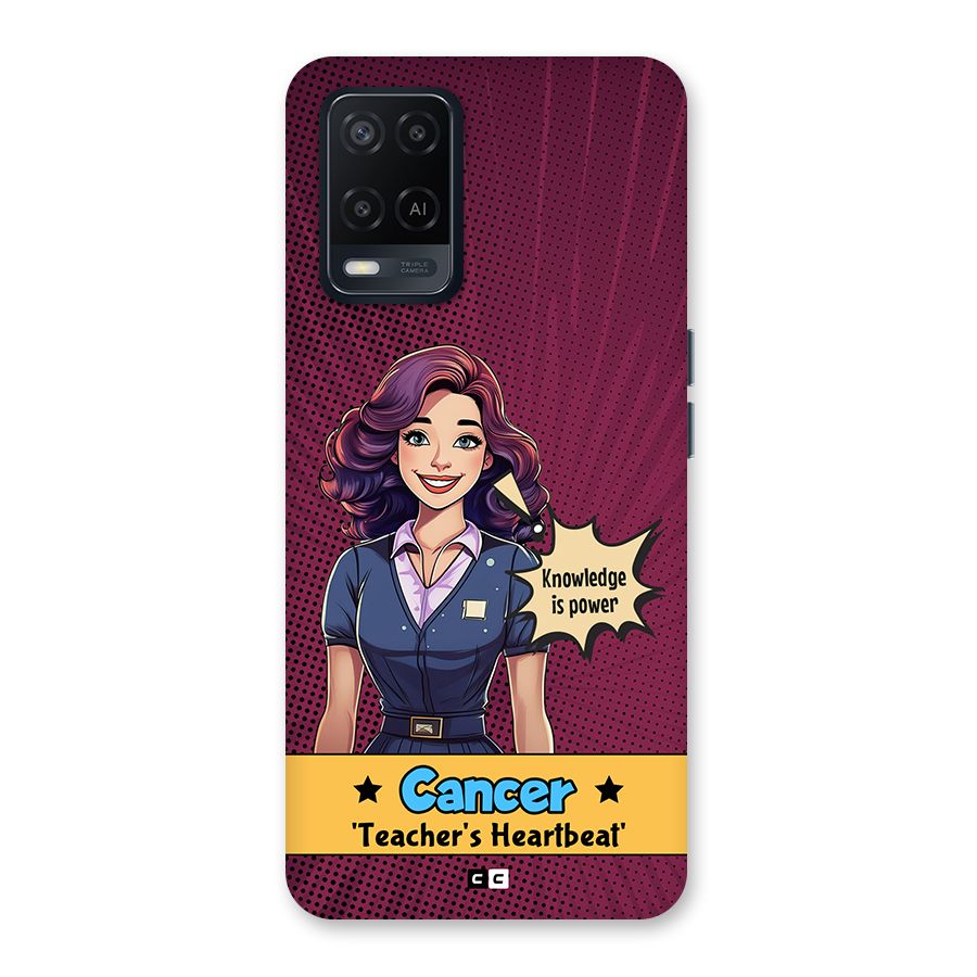 Cancer Heartbeat Back Case for Oppo A54