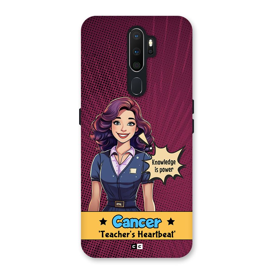 Cancer Heartbeat Back Case for Oppo A5 (2020)
