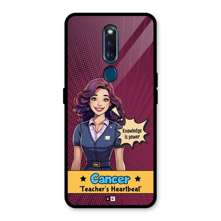 Cancer Heartbeat Back Case for Oppo F11 Pro