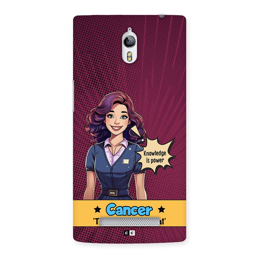 Cancer Heartbeat Back Case for Oppo Find 7