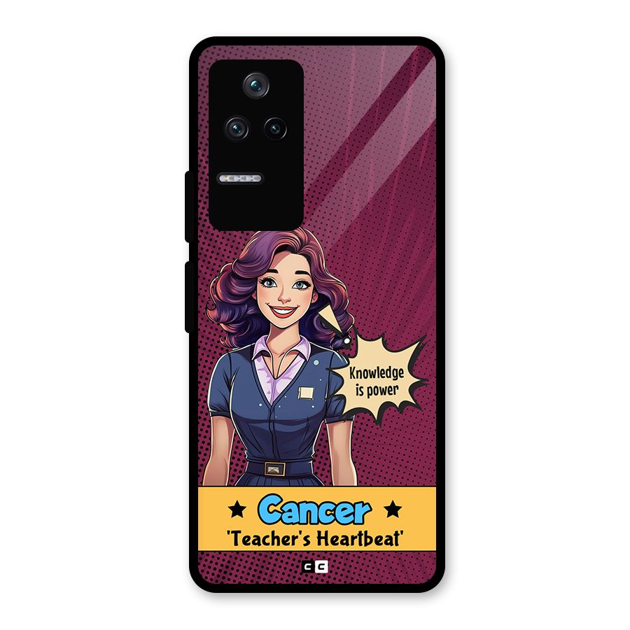Cancer Heartbeat Back Case for Poco F4 5G