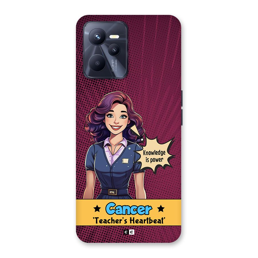 Cancer Heartbeat Back Case for Realme C35