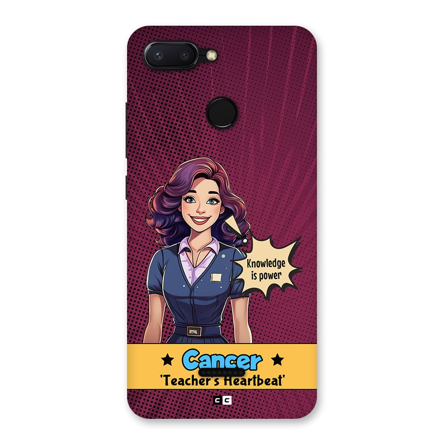 Cancer Heartbeat Back Case for Redmi 6