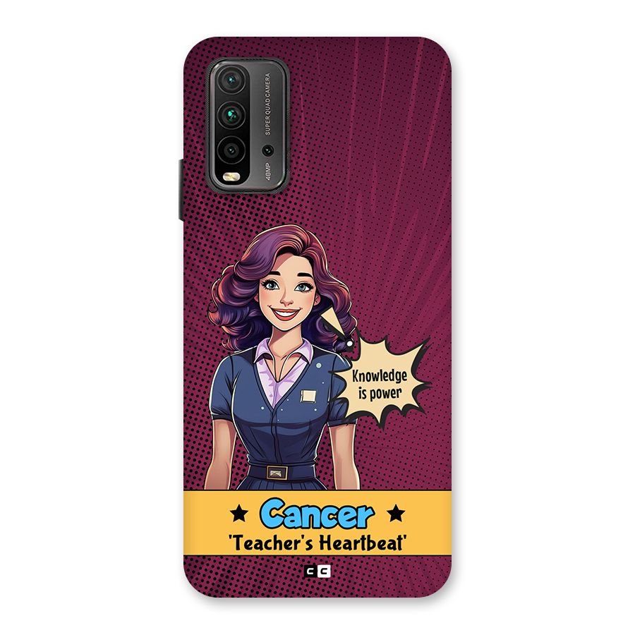 Cancer Heartbeat Back Case for Redmi 9 Power