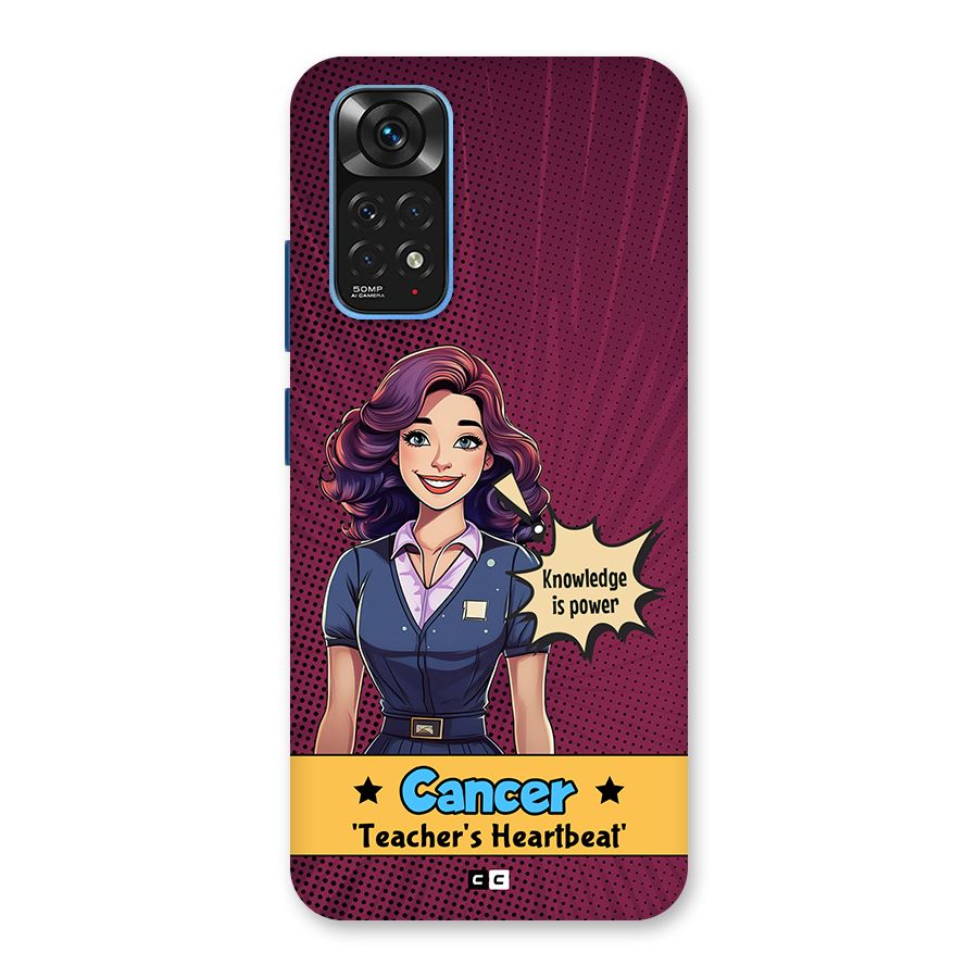 Cancer Heartbeat Back Case for Redmi Note 11S