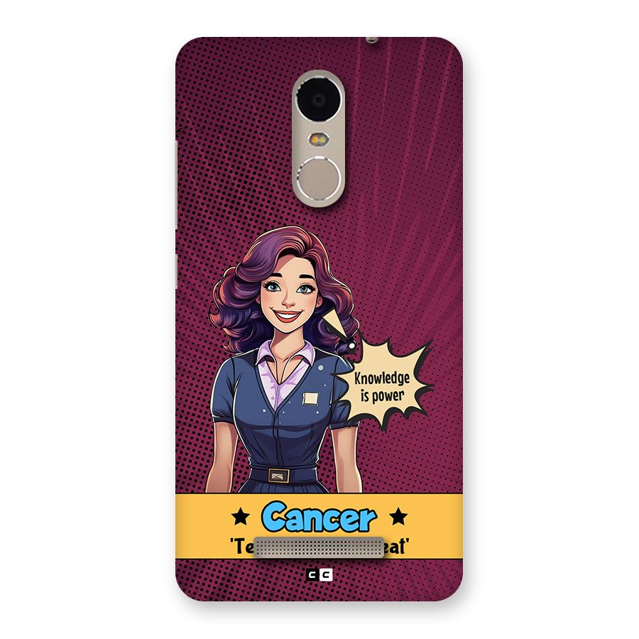 Cancer Heartbeat Back Case for Redmi Note 3
