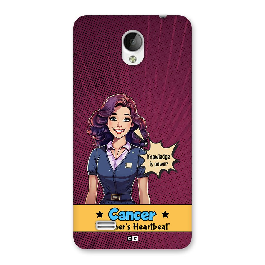 Cancer Heartbeat Back Case for Vivo Y21