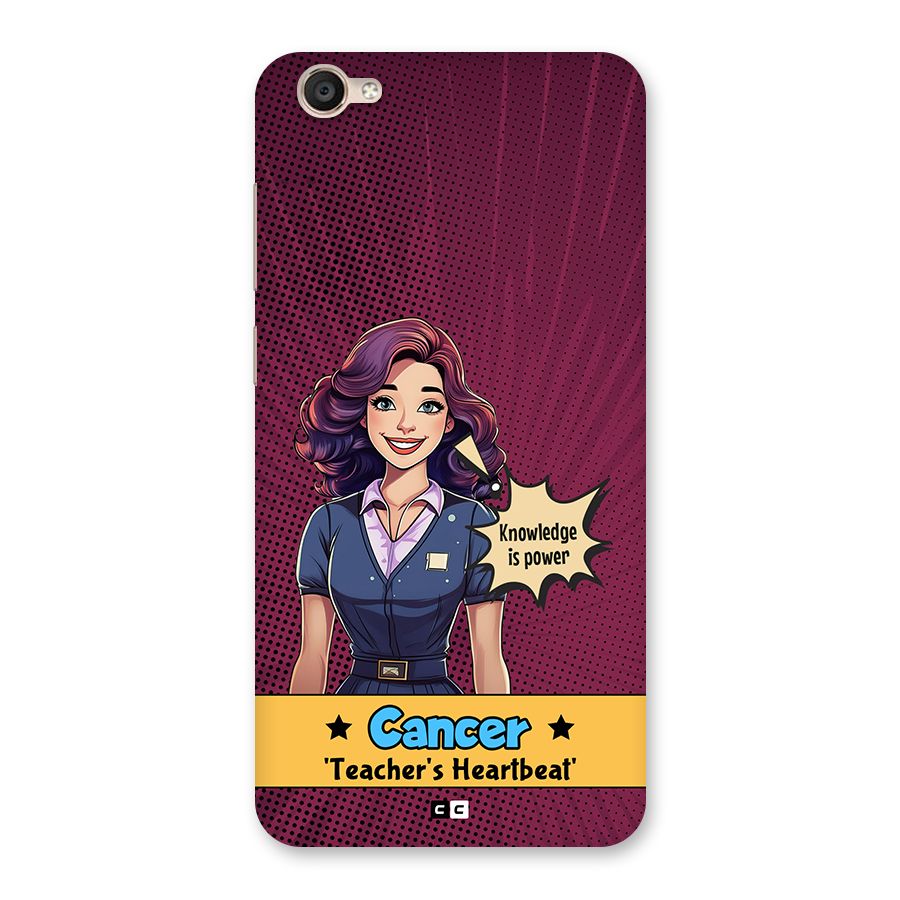 Cancer Heartbeat Back Case for Vivo Y55L