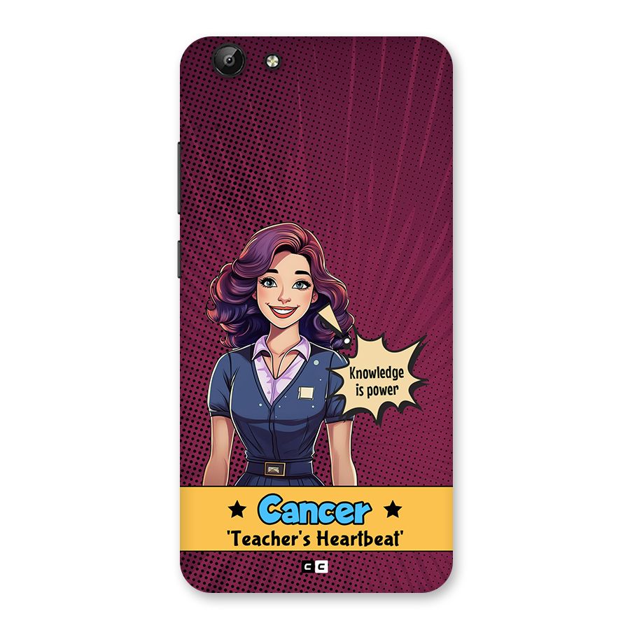 Cancer Heartbeat Back Case for Vivo Y69