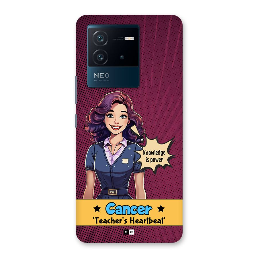 Cancer Heartbeat Back Case for Vivo iQOO Neo 6 5G