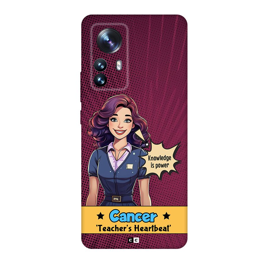 Cancer Heartbeat Back Case for Xiaomi 12 Pro