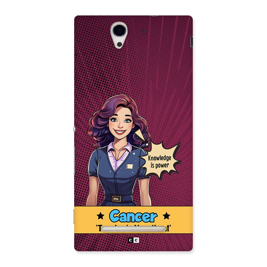 Cancer Heartbeat Back Case for Xperia C3