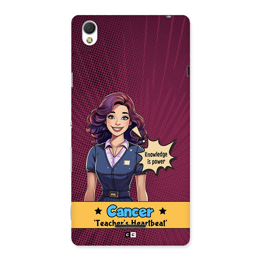 Cancer Heartbeat Back Case for Xperia T3