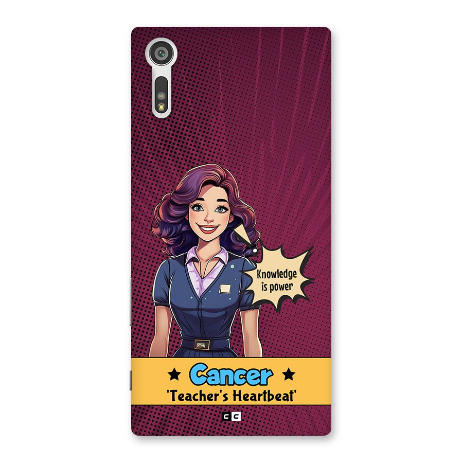 Cancer Heartbeat Back Case for Xperia XZ