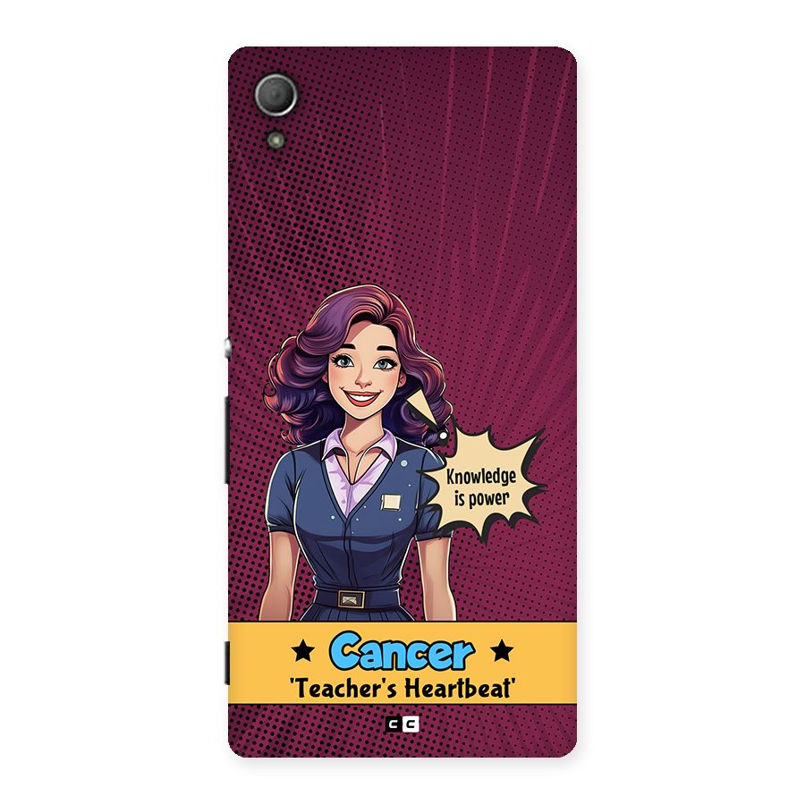Cancer Heartbeat Back Case for Xperia Z3 Plus