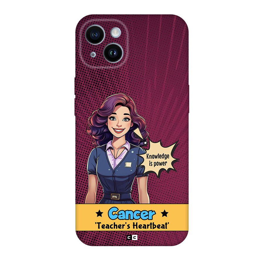 Cancer Heartbeat Back Case for iPhone 14