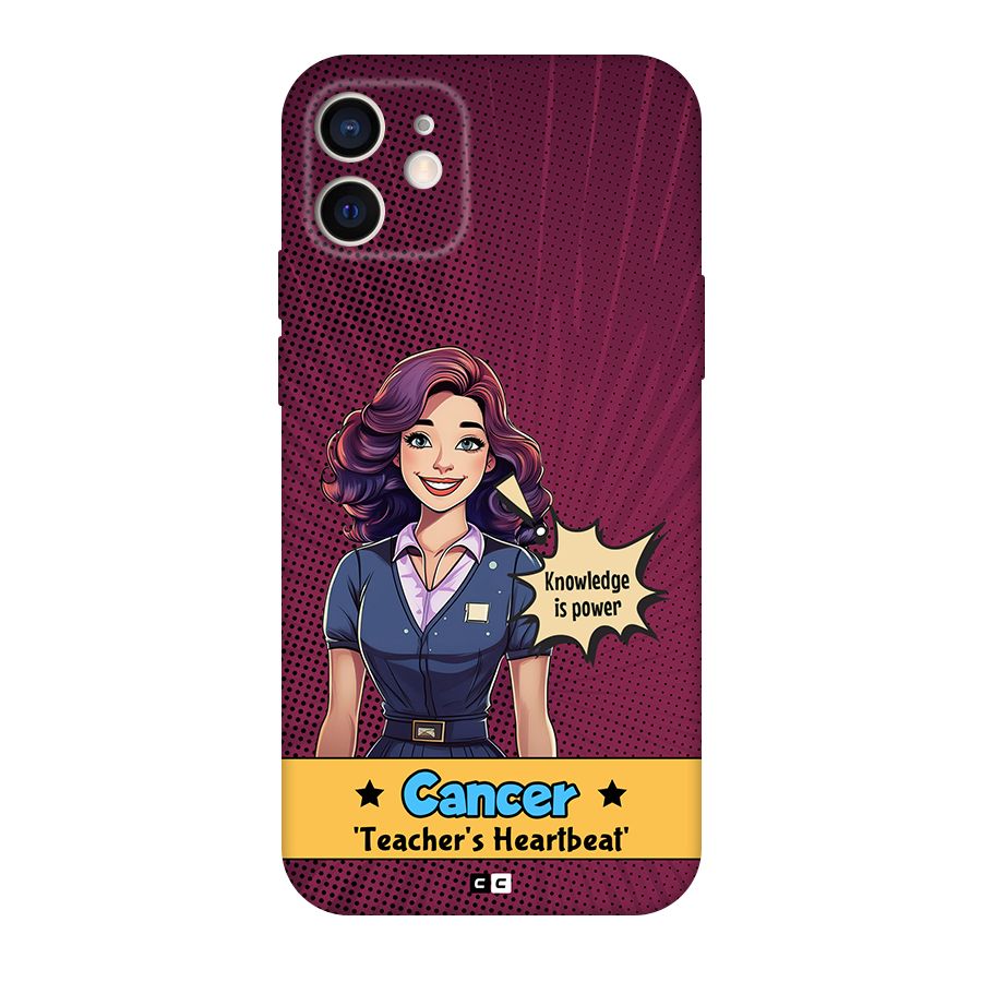 Cancer Heartbeat Back Case for iPhone 12 Pro