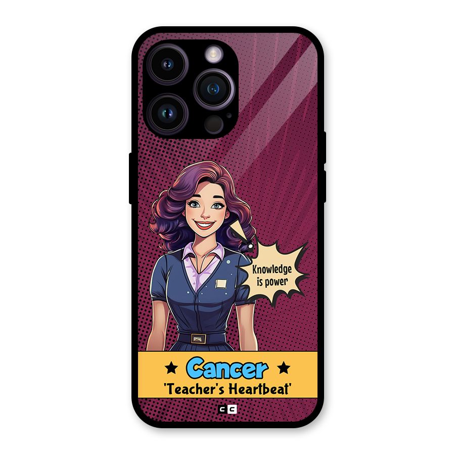 Cancer Heartbeat Back Case for iPhone 14 Pro Max